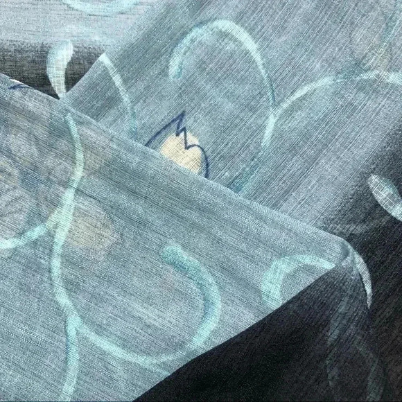 Sheer Scarf  Black, Grey, & Yellow - Picture 8 of 13